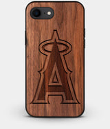 Best Custom Engraved Walnut Wood Los Angeles Angels iPhone 7 Case - Engraved In Nature