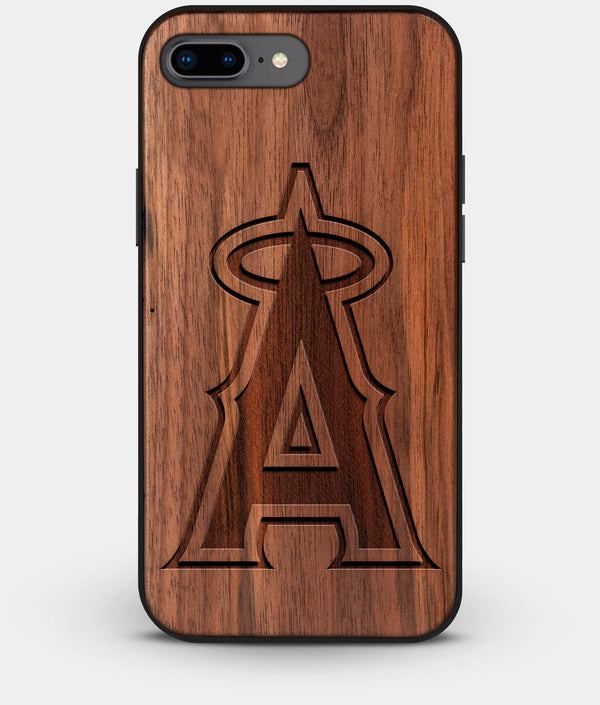 Best Custom Engraved Walnut Wood Los Angeles Angels iPhone 7 Plus Case - Engraved In Nature