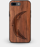 Best Custom Engraved Walnut Wood Los Angeles Chargers iPhone 7 Plus Case - Engraved In Nature