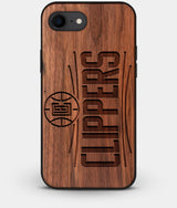 Best Custom Engraved Walnut Wood Los Angeles Clippers iPhone 7 Case - Engraved In Nature