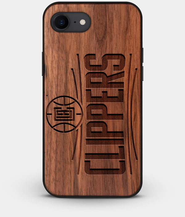 Best Custom Engraved Walnut Wood Los Angeles Clippers iPhone 7 Case - Engraved In Nature