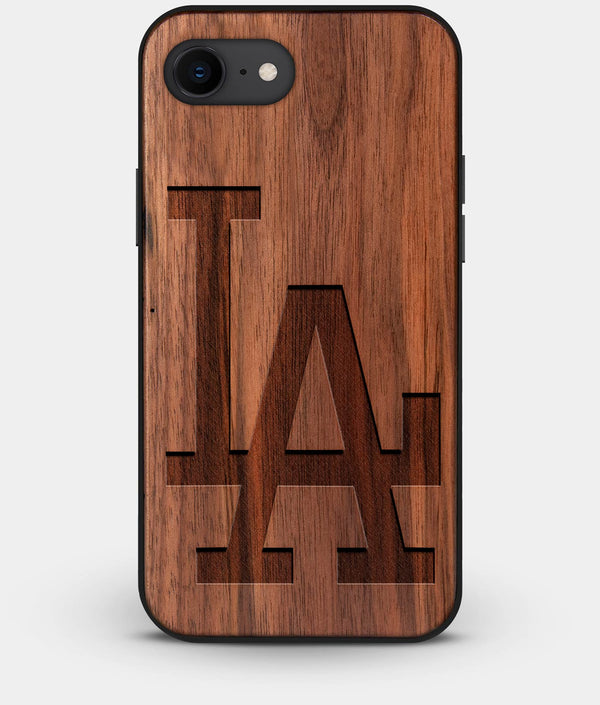 Best Custom Engraved Walnut Wood Los Angeles Dodgers iPhone 7 Case Classic - Engraved In Nature