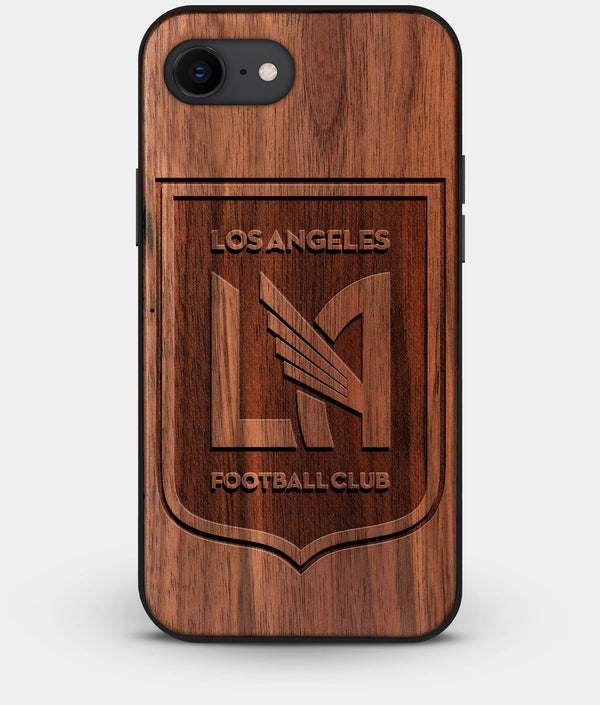 Best Custom Engraved Walnut Wood Los Angeles FC iPhone 7 Case - Engraved In Nature