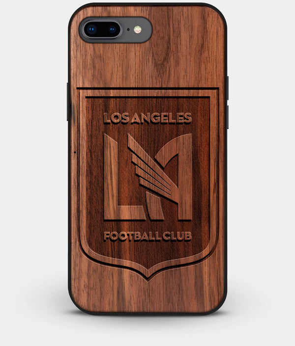 Best Custom Engraved Walnut Wood Los Angeles FC iPhone 7 Plus Case - Engraved In Nature