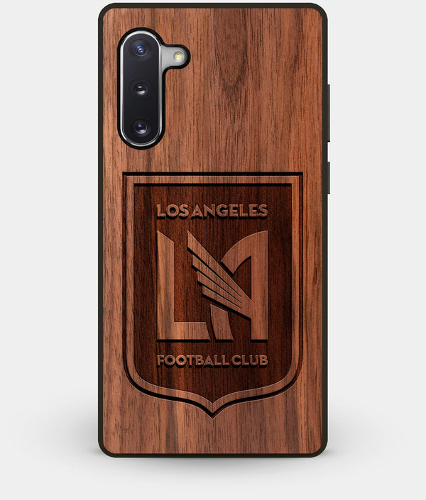 Best Custom Engraved Walnut Wood Los Angeles FC Note 10 Case - Engraved In Nature