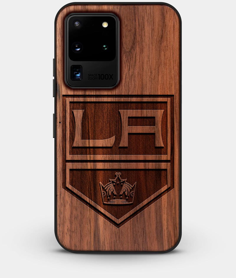 Best Custom Engraved Walnut Wood Los Angeles Kings Galaxy S20 Ultra Case - Engraved In Nature