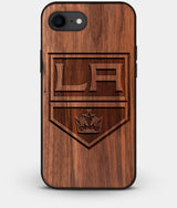 Best Custom Engraved Walnut Wood Los Angeles Kings iPhone 7 Case - Engraved In Nature