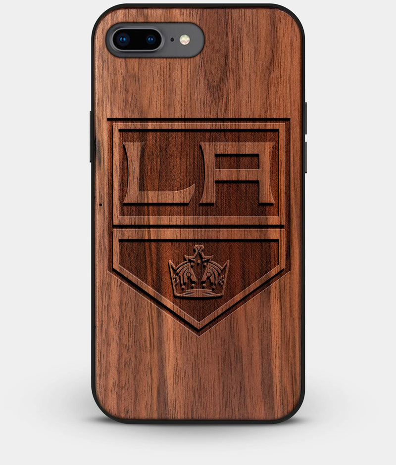 Best Custom Engraved Walnut Wood Los Angeles Kings iPhone 7 Plus Case - Engraved In Nature