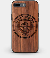 Best Custom Engraved Walnut Wood Manchester City F.C. iPhone 7 Plus Case - Engraved In Nature