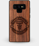 Best Custom Engraved Walnut Wood Manchester United F.C. Note 9 Case - Engraved In Nature