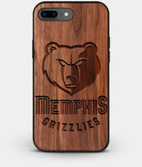 Best Custom Engraved Walnut Wood Memphis Grizzlies iPhone 7 Plus Case - Engraved In Nature