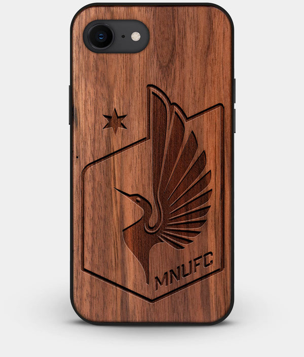 Best Custom Engraved Walnut Wood Minnesota United FC iPhone 7 Case - Engraved In Nature
