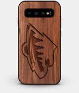 Best Custom Engraved Walnut Wood Minnesota Wild Galaxy S10 Plus Case - Engraved In Nature