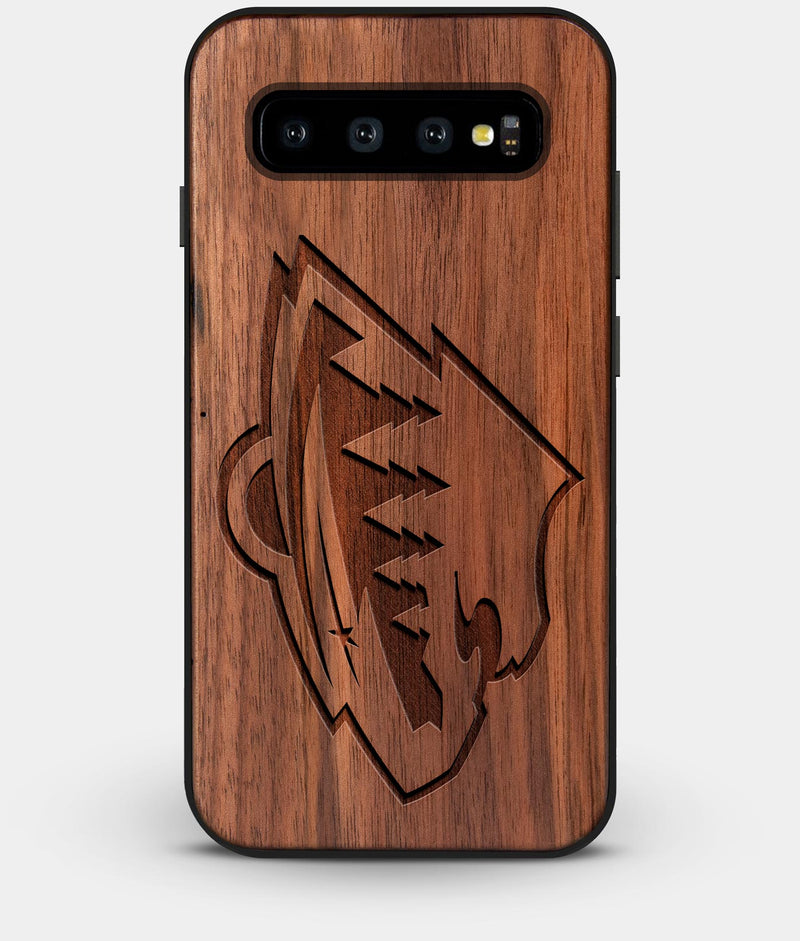 Best Custom Engraved Walnut Wood Minnesota Wild Galaxy S10 Plus Case - Engraved In Nature