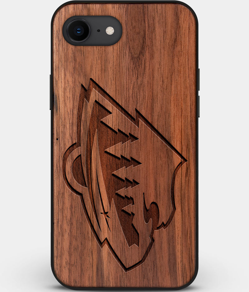 Best Custom Engraved Walnut Wood Minnesota Wild iPhone SE Case - Engraved In Nature
