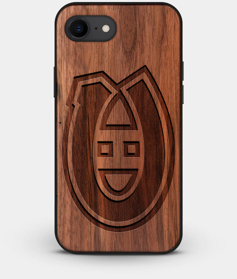 Best Custom Engraved Walnut Wood Montreal Canadiens iPhone 7 Case - Engraved In Nature