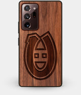 Best Custom Engraved Walnut Wood Montreal Canadiens Note 20 Ultra Case - Engraved In Nature