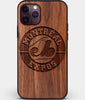 Custom Carved Wood Montreal Expos iPhone 11 Pro Max Case | Personalized Walnut Wood Montreal Expos Cover, Birthday Gift, Gifts For Him, Monogrammed Gift For Fan | by Engraved In Nature