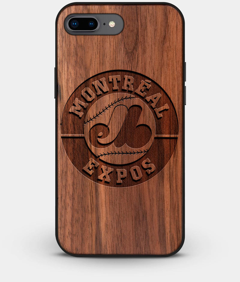 Best Custom Engraved Walnut Wood Montreal Expos iPhone 7 Plus Case - Engraved In Nature