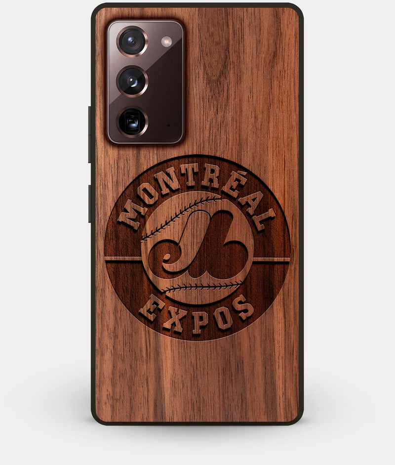 Best Custom Engraved Walnut Wood Montreal Expos Note 20 Case - Engraved In Nature