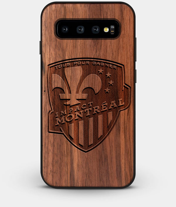 Best Custom Engraved Walnut Wood Montreal Impact Galaxy S10 Plus Case - Engraved In Nature