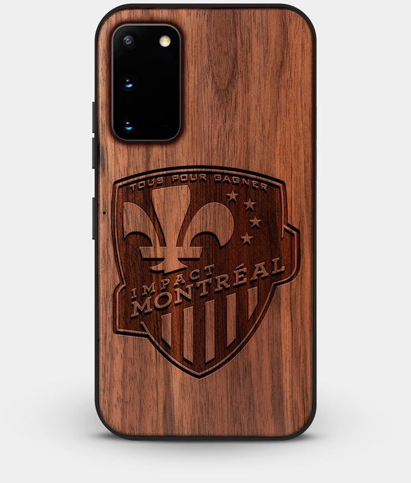 Best Custom Engraved Walnut Wood Montreal Impact Galaxy S20 Case - Engraved In Nature