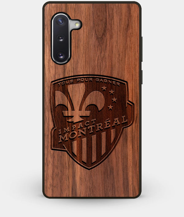 Best Custom Engraved Walnut Wood Montreal Impact Note 10 Case - Engraved In Nature