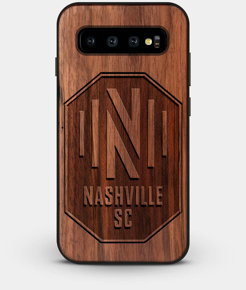 Best Custom Engraved Walnut Wood Nashville SC Galaxy S10 Case - Engraved In Nature