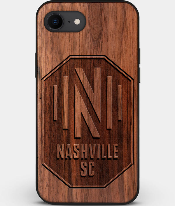 Best Custom Engraved Walnut Wood Nashville SC iPhone SE Case - Engraved In Nature