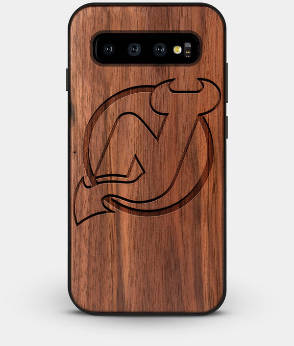 Best Custom Engraved Walnut Wood New Jersey Devils Galaxy S10 Case - Engraved In Nature