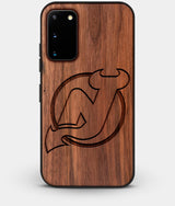 Best Custom Engraved Walnut Wood New Jersey Devils Galaxy S20 Case - Engraved In Nature