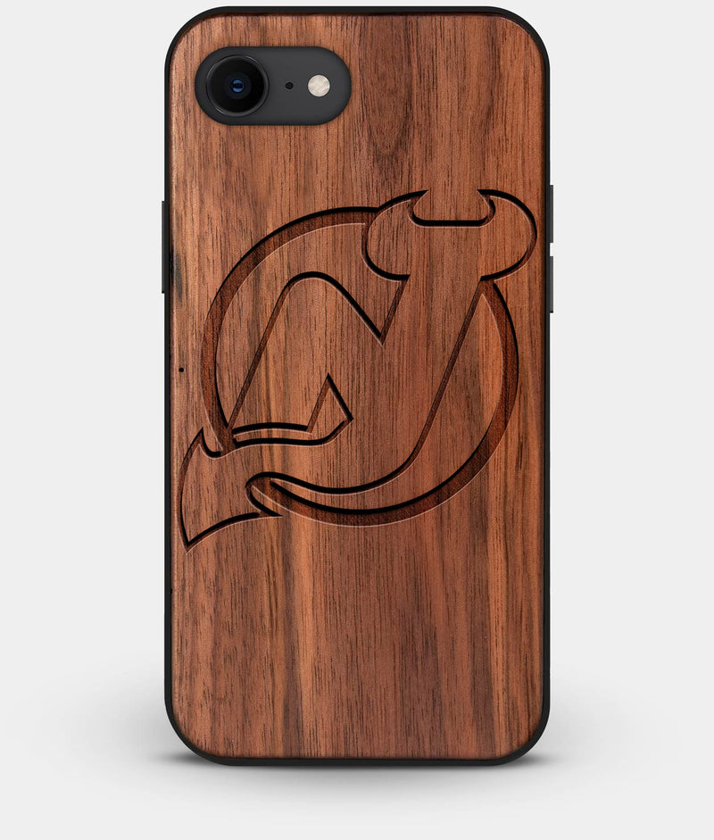 Best Custom Engraved Walnut Wood New Jersey Devils iPhone 7 Case - Engraved In Nature
