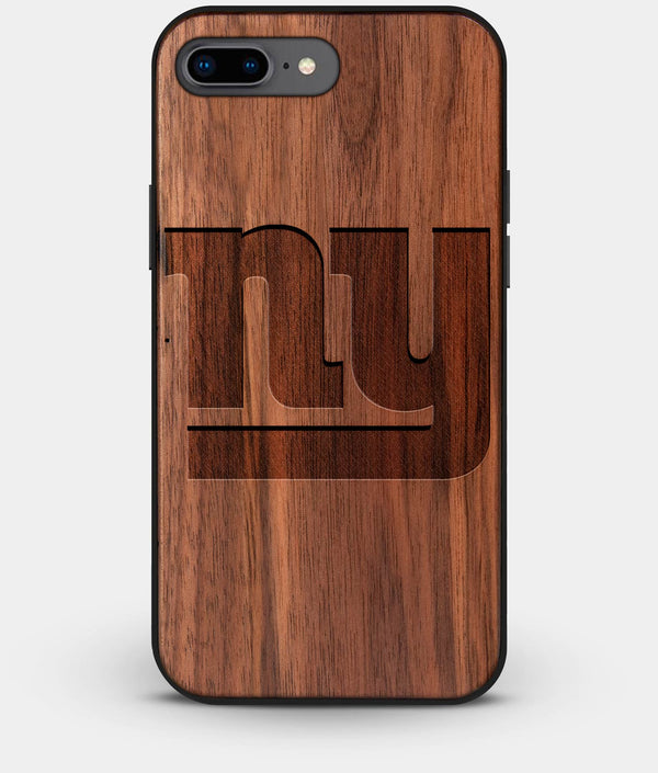 Best Custom Engraved Walnut Wood New York Giants iPhone 8 Plus Case - Engraved In Nature