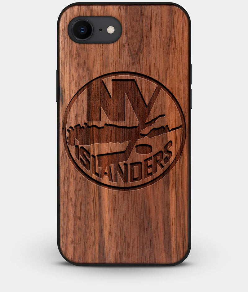 Best Custom Engraved Walnut Wood New York Islanders iPhone 7 Case - Engraved In Nature