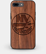 Best Custom Engraved Walnut Wood New York Islanders iPhone 7 Plus Case - Engraved In Nature