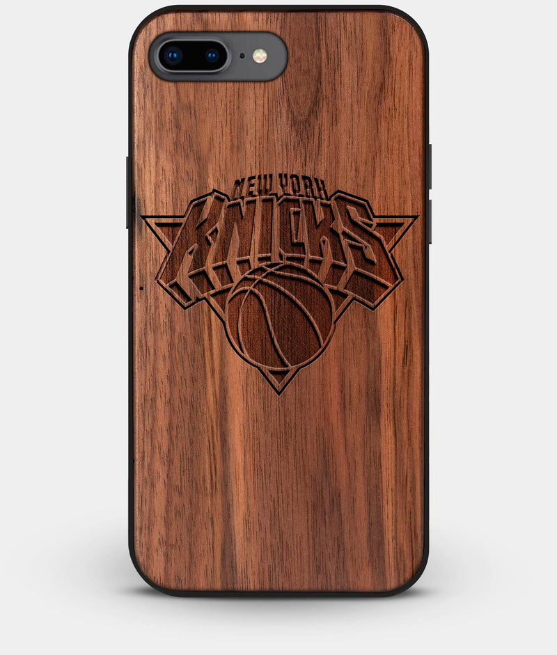Best Custom Engraved Walnut Wood New York Knicks iPhone 7 Plus Case - Engraved In Nature
