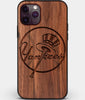 Custom Carved Wood New York Yankees iPhone 11 Pro Case | Personalized Walnut Wood New York Yankees Cover, Birthday Gift, Gifts For Him, Monogrammed Gift For Fan | by Engraved In Nature