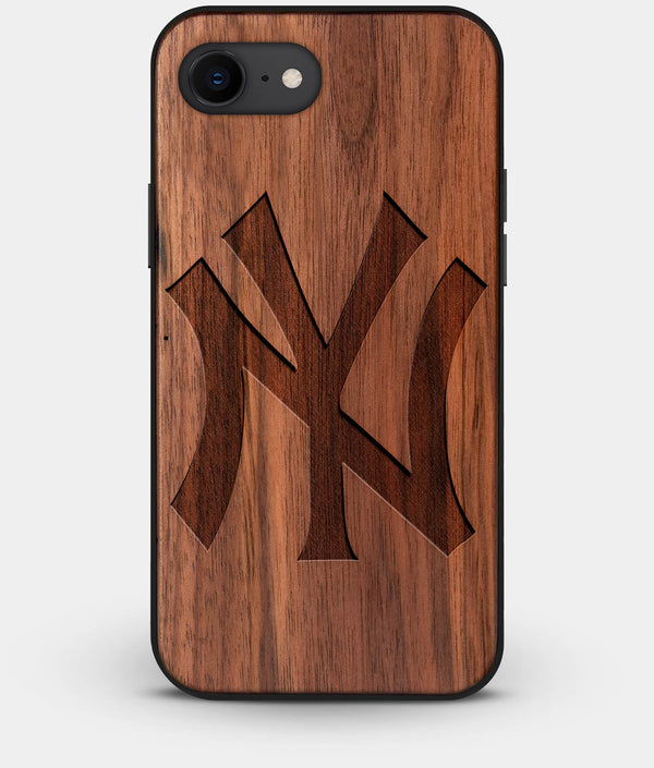 Best Custom Engraved Walnut Wood New York Yankees iPhone 7 Case Classic - Engraved In Nature