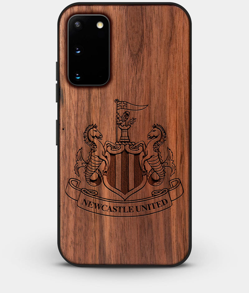 Best Custom Engraved Walnut Wood Newcastle United F.C. Galaxy S20 Case - Engraved In Nature