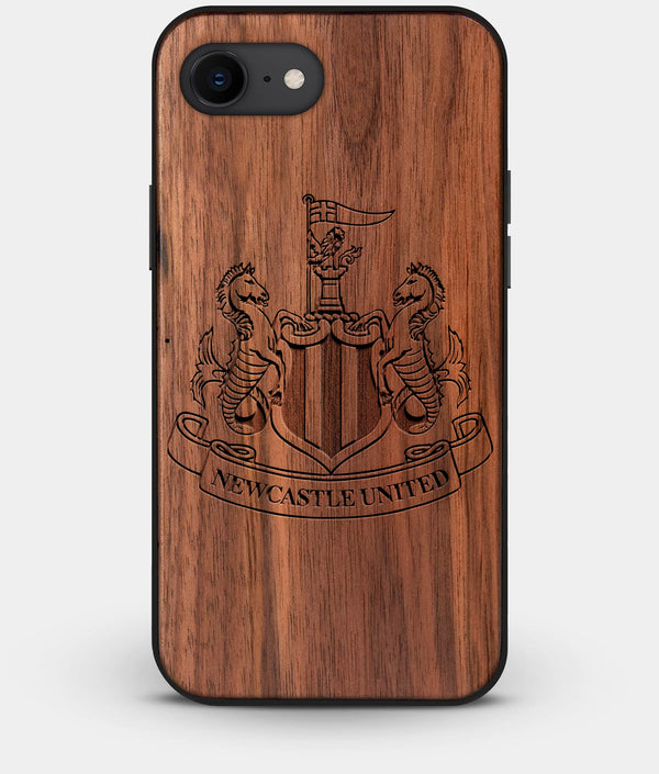 Best Custom Engraved Walnut Wood Newcastle United F.C. iPhone 7 Case - Engraved In Nature