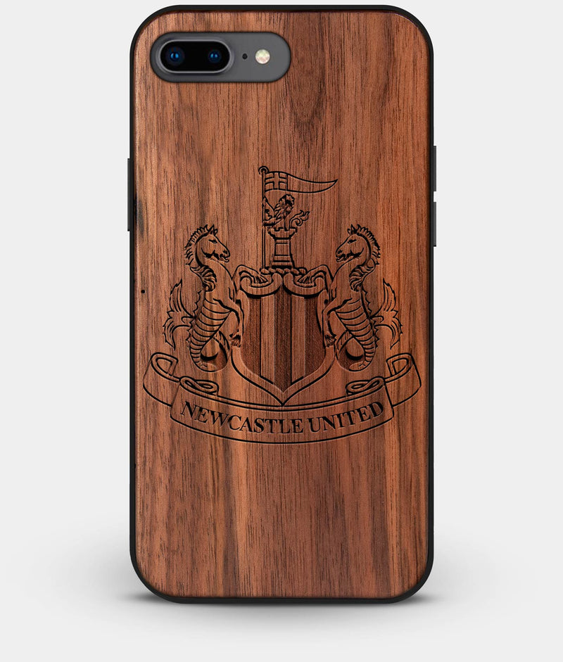 Best Custom Engraved Walnut Wood Newcastle United F.C. iPhone 7 Plus Case - Engraved In Nature