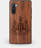 Best Custom Engraved Walnut Wood Newcastle United F.C. Note 10 Case - Engraved In Nature