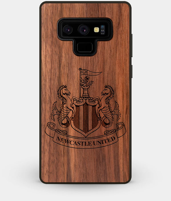 Best Custom Engraved Walnut Wood Newcastle United F.C. Note 9 Case - Engraved In Nature