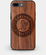 Best Custom Engraved Walnut Wood Oakland Athletics iPhone 7 Plus Case - Engraved In Nature