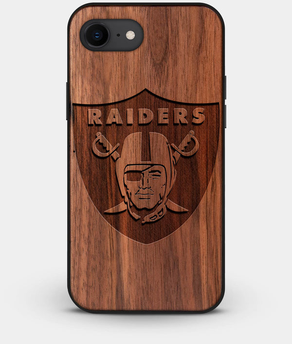 Best Custom Engraved Walnut Wood Las Vegas Raiders iPhone 7 Case - Engraved In Nature