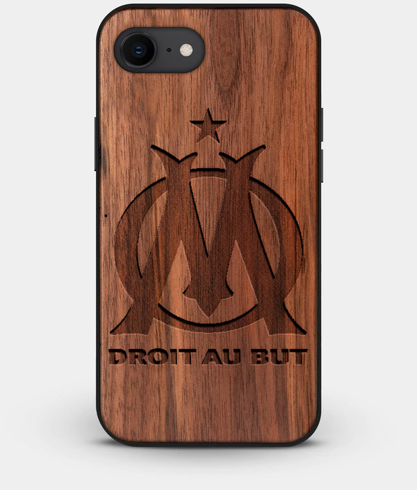 Best Custom Engraved Walnut Wood Olympique de Marseille iPhone 7 Case - Engraved In Nature