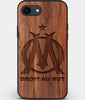 Best Custom Engraved Walnut Wood Olympique de Marseille iPhone SE Case - Engraved In Nature