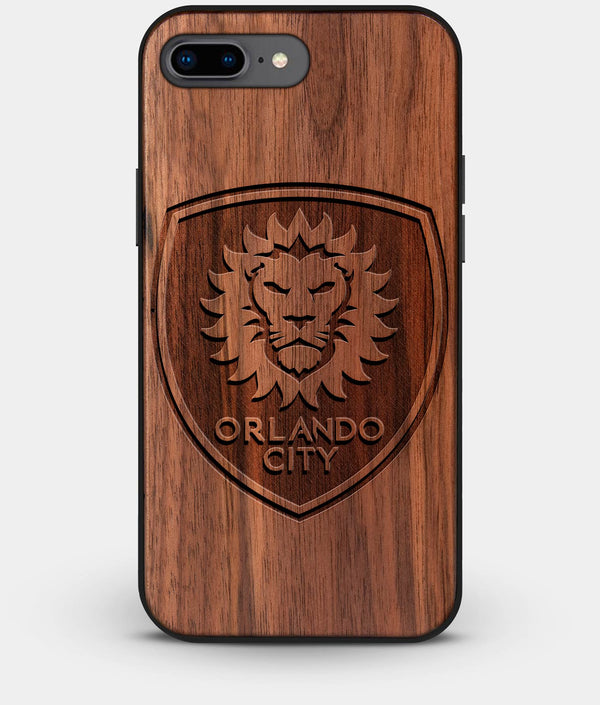 Best Custom Engraved Walnut Wood Orlando City SC iPhone 7 Plus Case - Engraved In Nature
