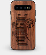 Best Custom Engraved Walnut Wood Orlando Magic Galaxy S10 Case - Engraved In Nature