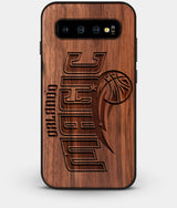 Best Custom Engraved Walnut Wood Orlando Magic Galaxy S10 Plus Case - Engraved In Nature